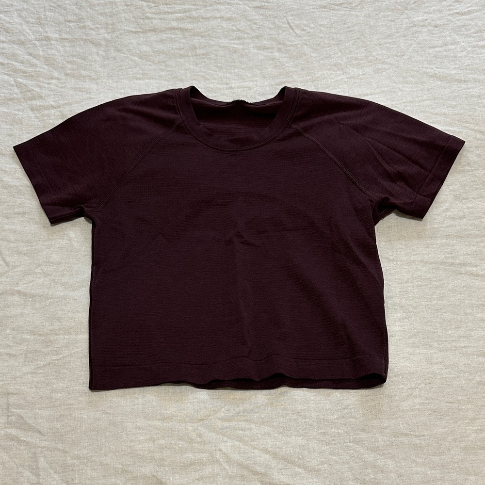 Lululemon Swiftly Tech Cropped Short-Sleeve Shirt 2.0